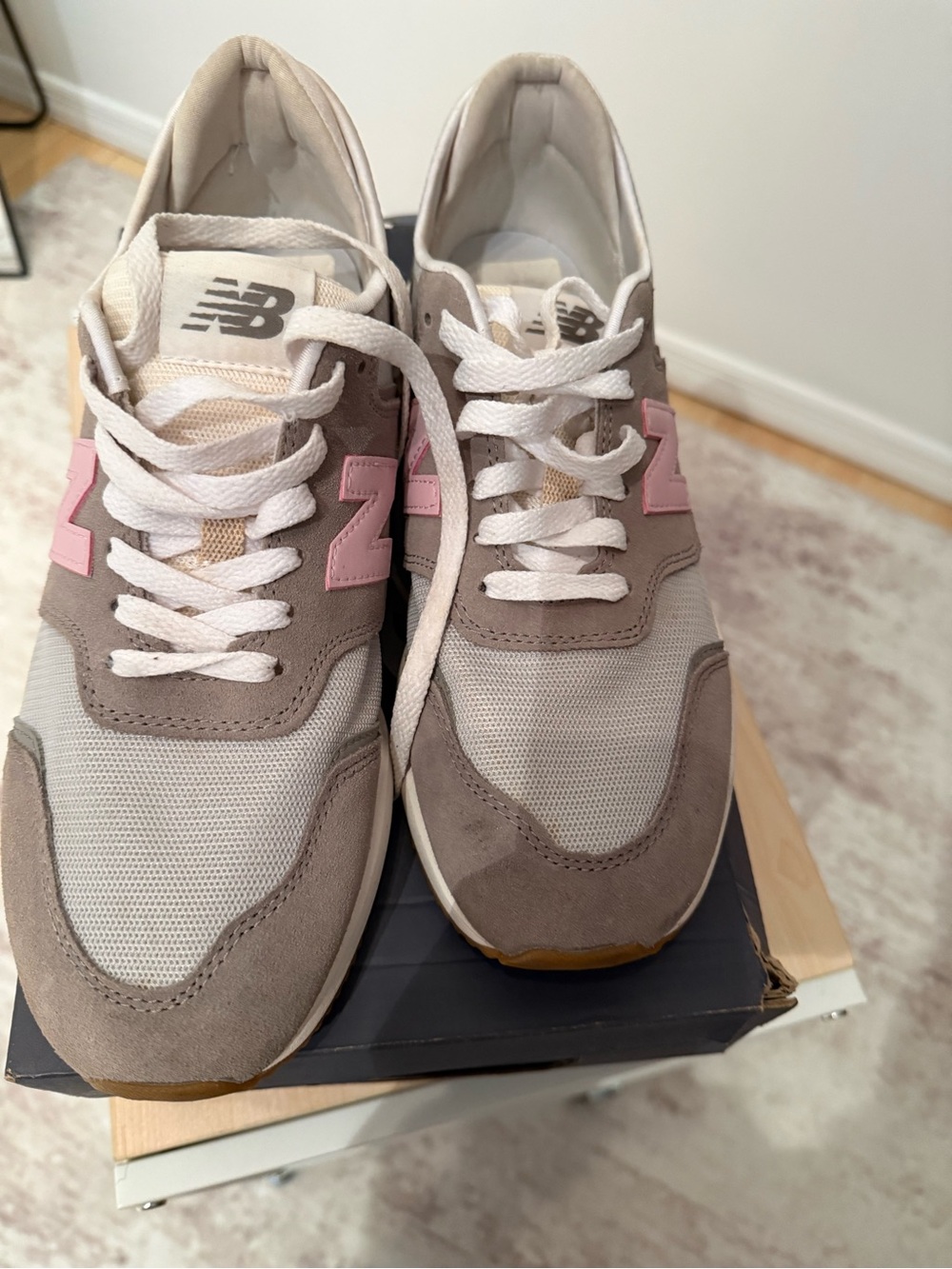 New Balance Women’s Taupe & Pink Classic Runner